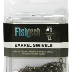 Fishtech #1 Barrel Swivels (14 per pack)