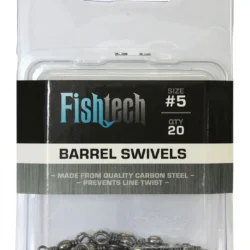 Fishtech Barrel swivels #5 (20 per pack)