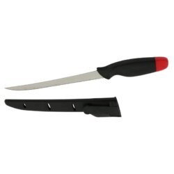 7" Floating Filleting Knife & Sheath - Stainless Steel Blade