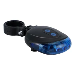 Waterproof Bicycle Cycling Lights Taillights LED with Laser - Blue
