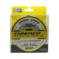 Tapered Shock Leader  Clear 15-50lb   5 x 15m