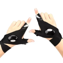 Finger Glove with LED Light Flashlight