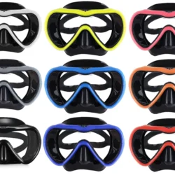 Coloured Low Volume Silicone Dive Mask