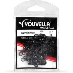 Youvella Barrel Swivel #3 ( 18 per pack)