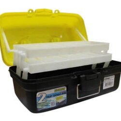 3 Tray Tackle Box - Yellow - Pro Hunter