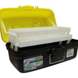 2 Tray Tackle Box - Yellow - Pro Hunter