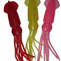 12.5cm Lumo Coloured Fishing Octopus Skirts