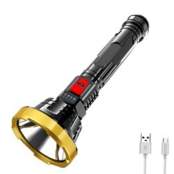 Multi-function LED Flashlight USB Long-range Light